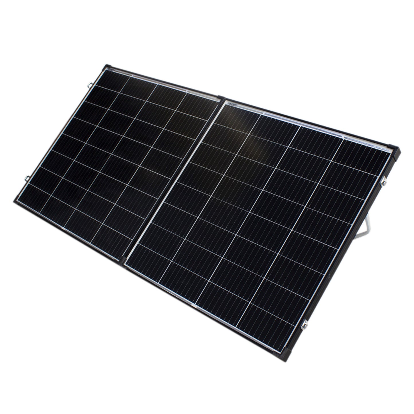 200W, 12V Portable Folding Solar Kit With Dual Charge Feature