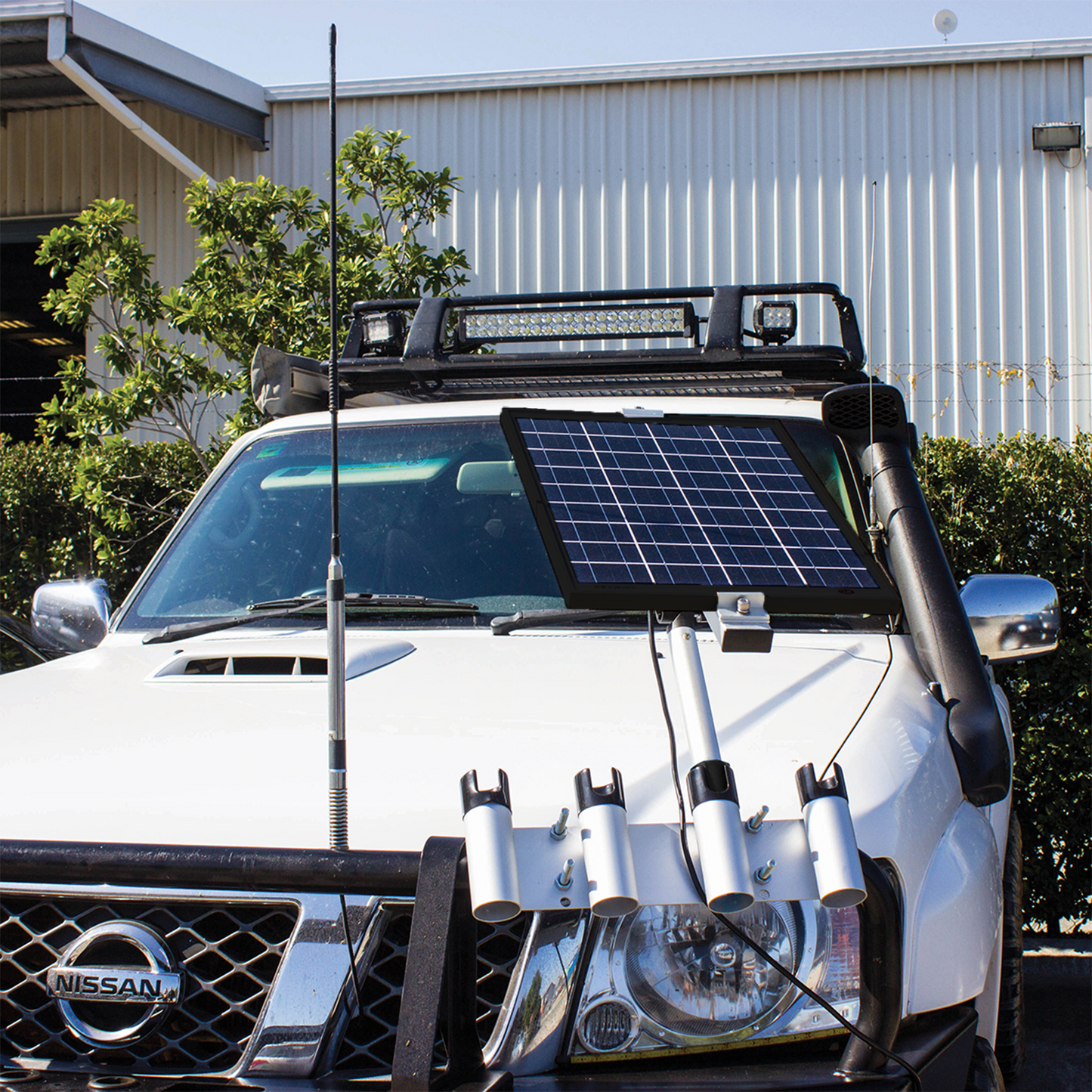 Universal Solar Panel Rod Mounting System, Designed for 5W, 10W & 20W Solar Panels