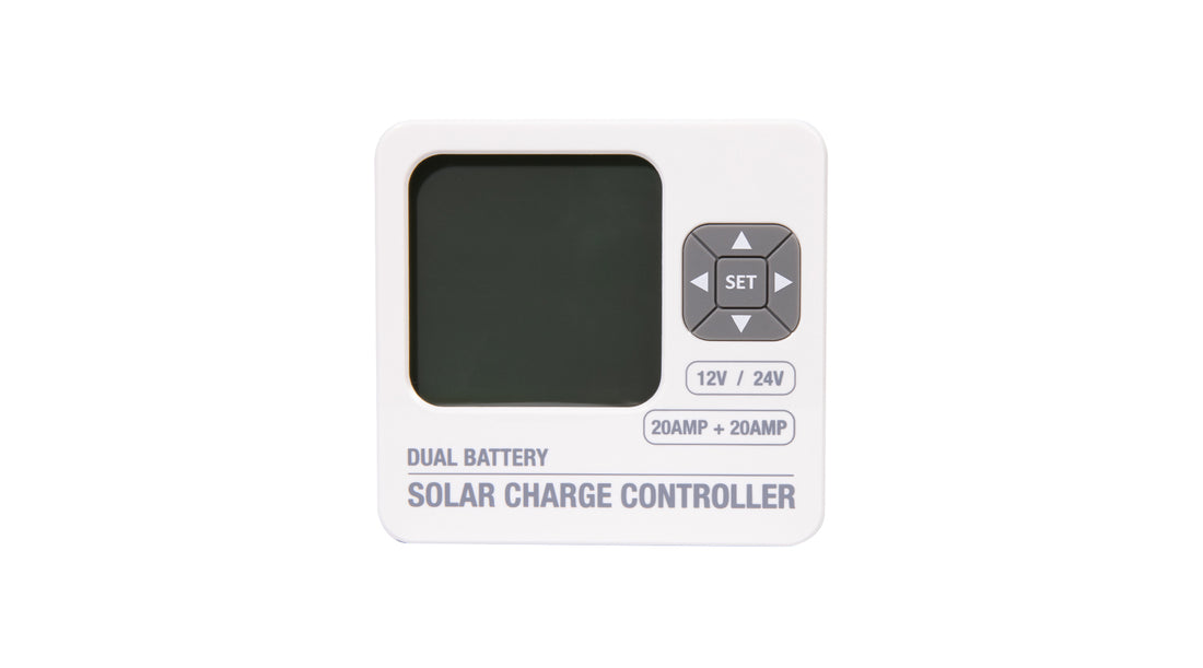 20Amp + 20Amp Dual Charging PWM Solar Controller