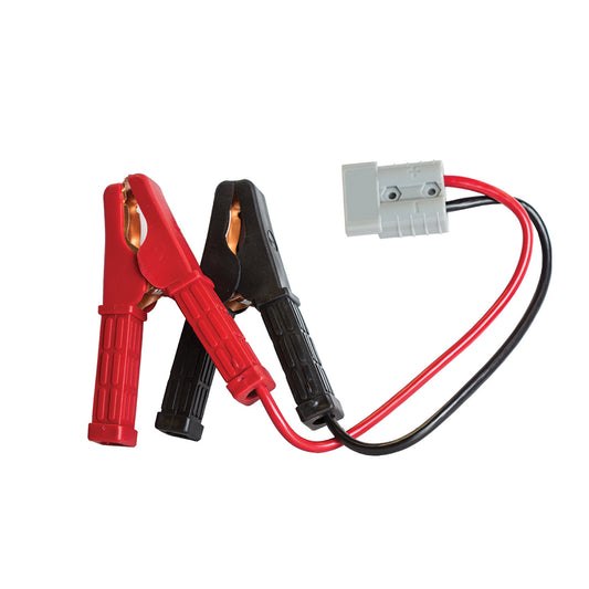 50 Amp, 12-36V Connector To 200A Insulated Battery Clamps (300mm)