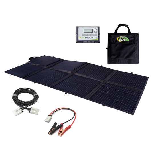 200W Portable Folding Solar Blanket