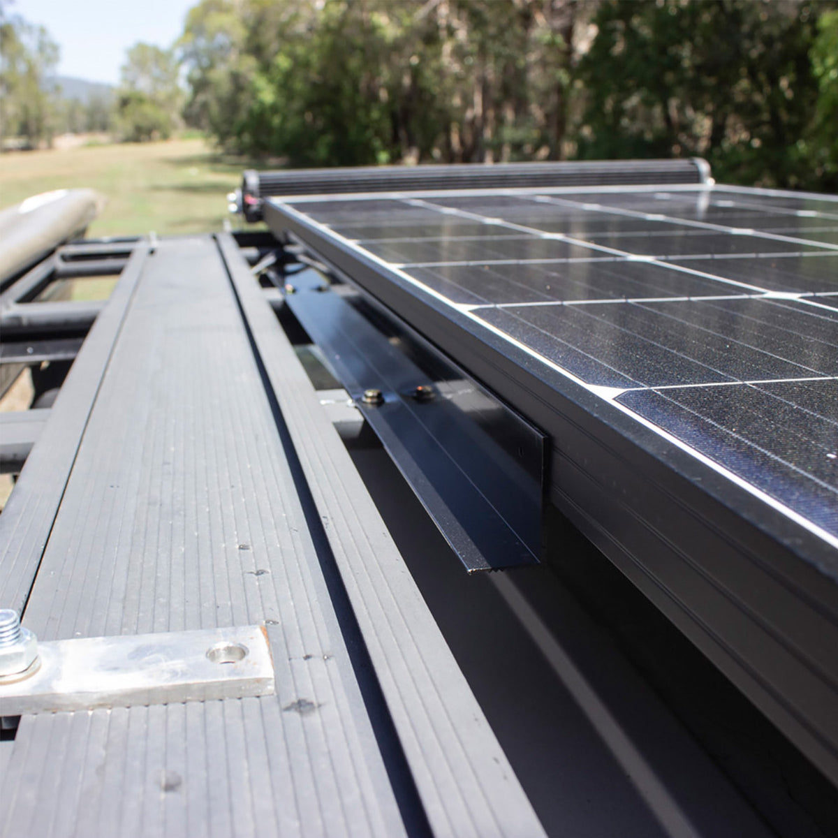 Solar Panel Support Rails Twin Solar Panel Mounting ‘EZY’ Rails – Small – KT Solar