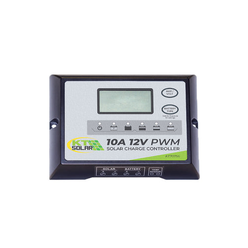 10Amp, 12V PWM Solar Charge Controller