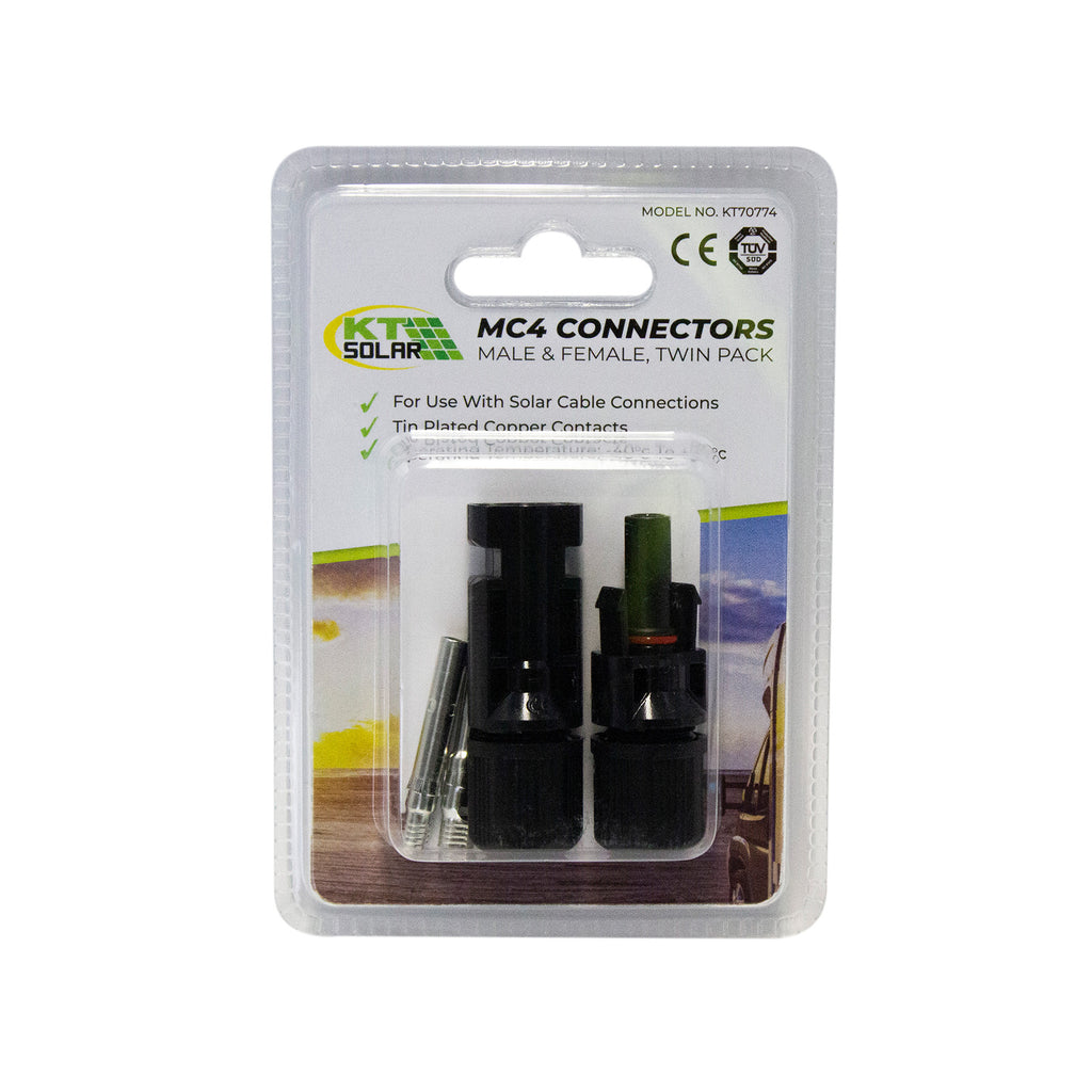 Solar Connector, Male & Female Twin Pack