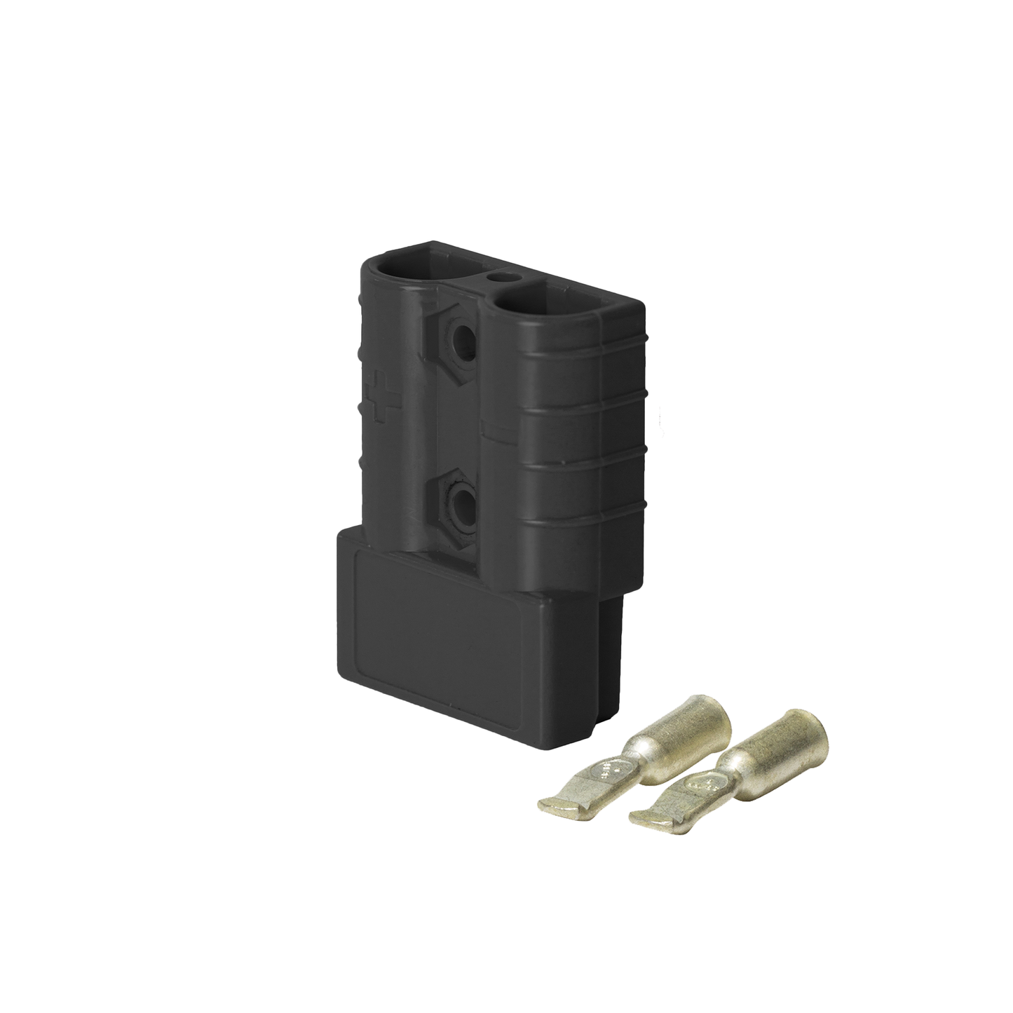 50A, 12V-48V Heavy Duty Connector Black, Single Pack